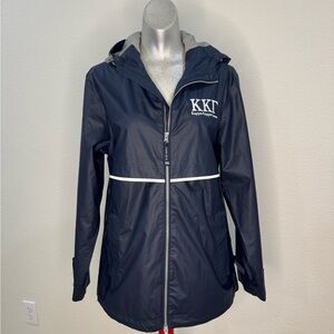 Charles River KKG Women's Navy Rain Jacket